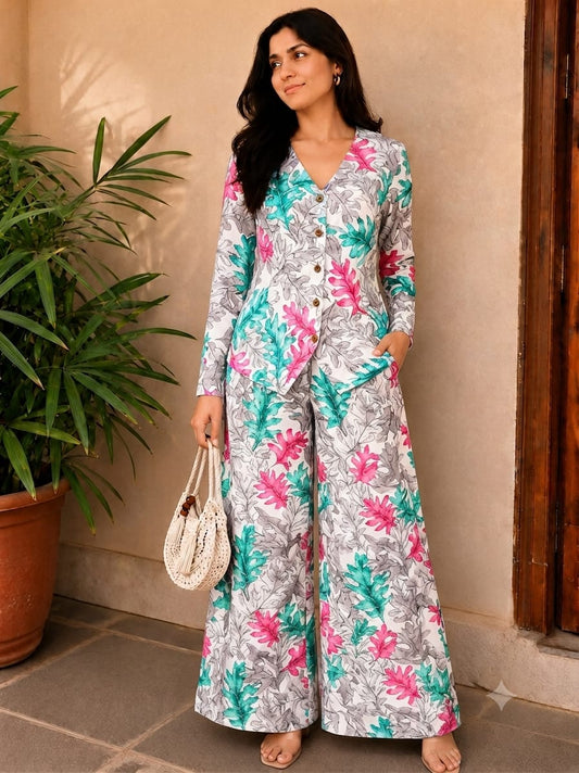 Printed Cotton Co-ords/ Suits for Office wear