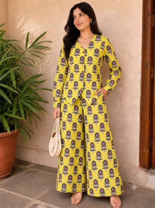 Printed Cotton Co-ords/ Suits for Office wear