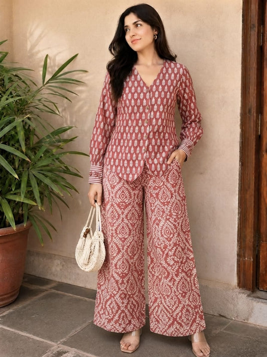 Printed Cotton Co-ords/ Suits for Office wear