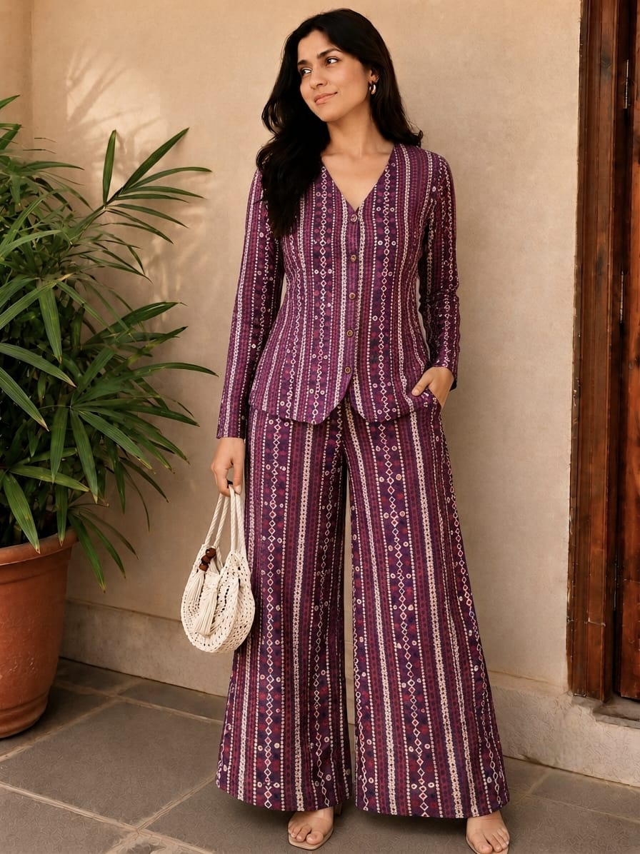 Printed Cotton Co-ords/ Suits for Office wear