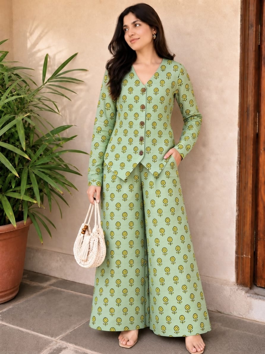 Printed Cotton Co-ords/ Suits for Office wear