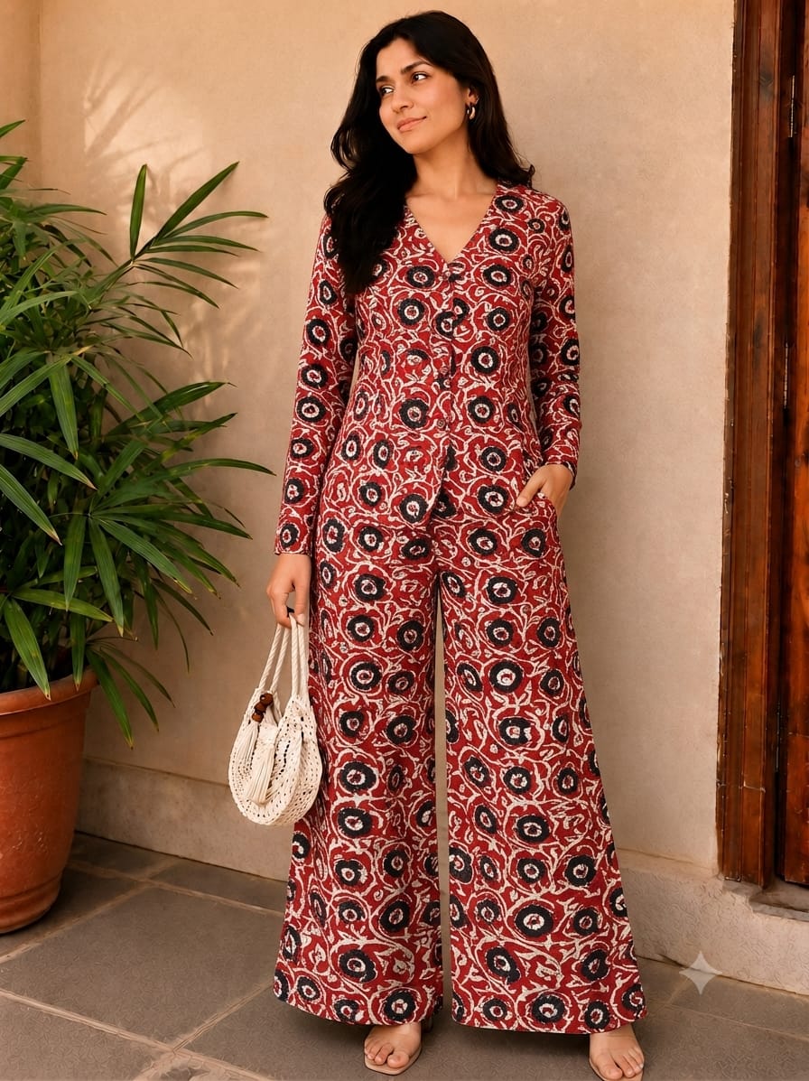Printed Cotton Co-ords/ Suits for Office wear