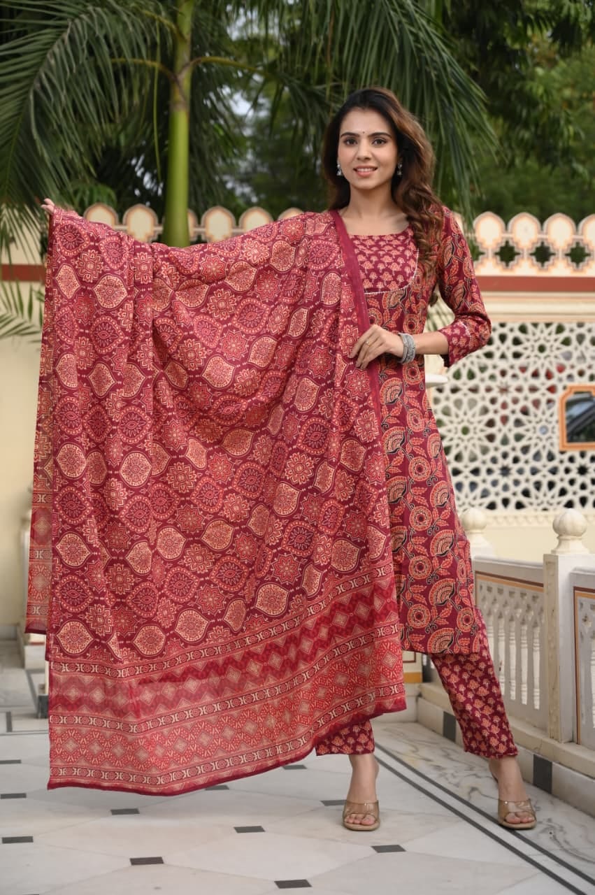 Printed Cotton Kurtis/ Suits for Office wear