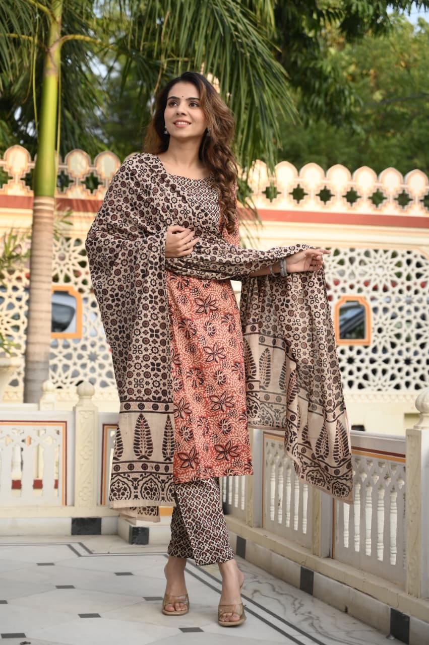 Printed Cotton Kurtis/ Suits for Office wear