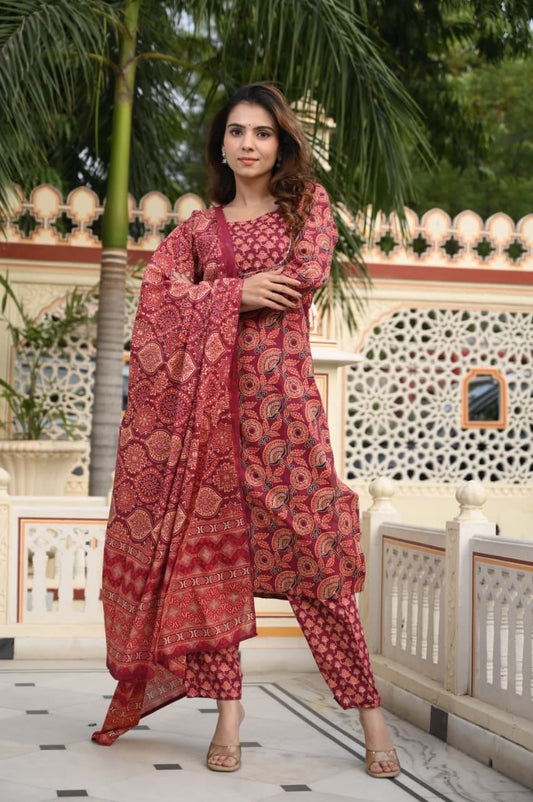 Printed Cotton Kurtis/ Suits for Office wear