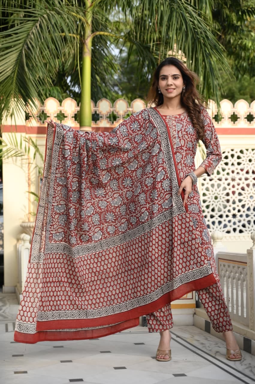 Printed Cotton Kurtis/ Suits for Office wear