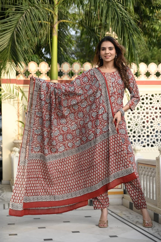 Printed Cotton Kurtis/ Suits for Office wear