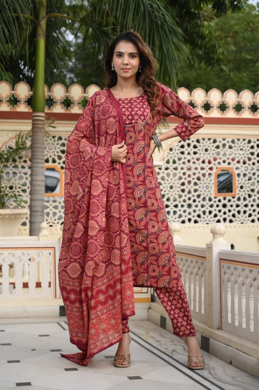 Printed Cotton Kurtis/ Suits for Office wear