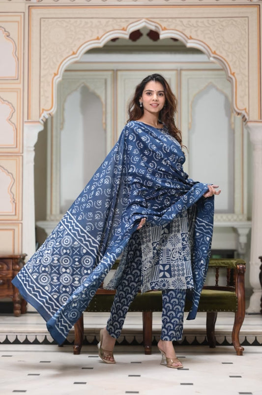 Printed Cotton Kurtis/ Suits for Office wear