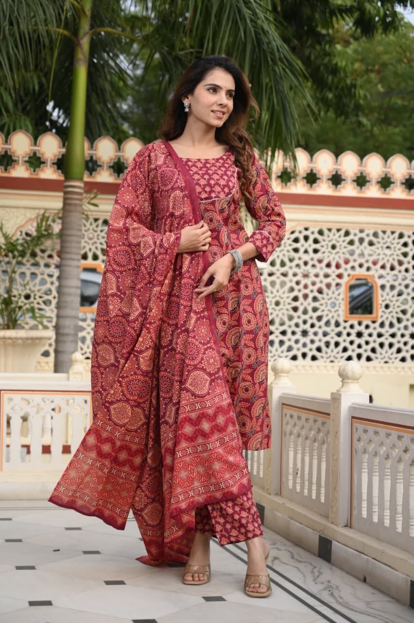 Printed Cotton Kurtis/ Suits for Office wear
