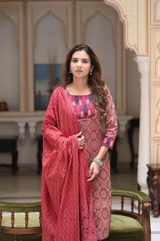Printed Cotton Kurtis/ Suits for Office wear