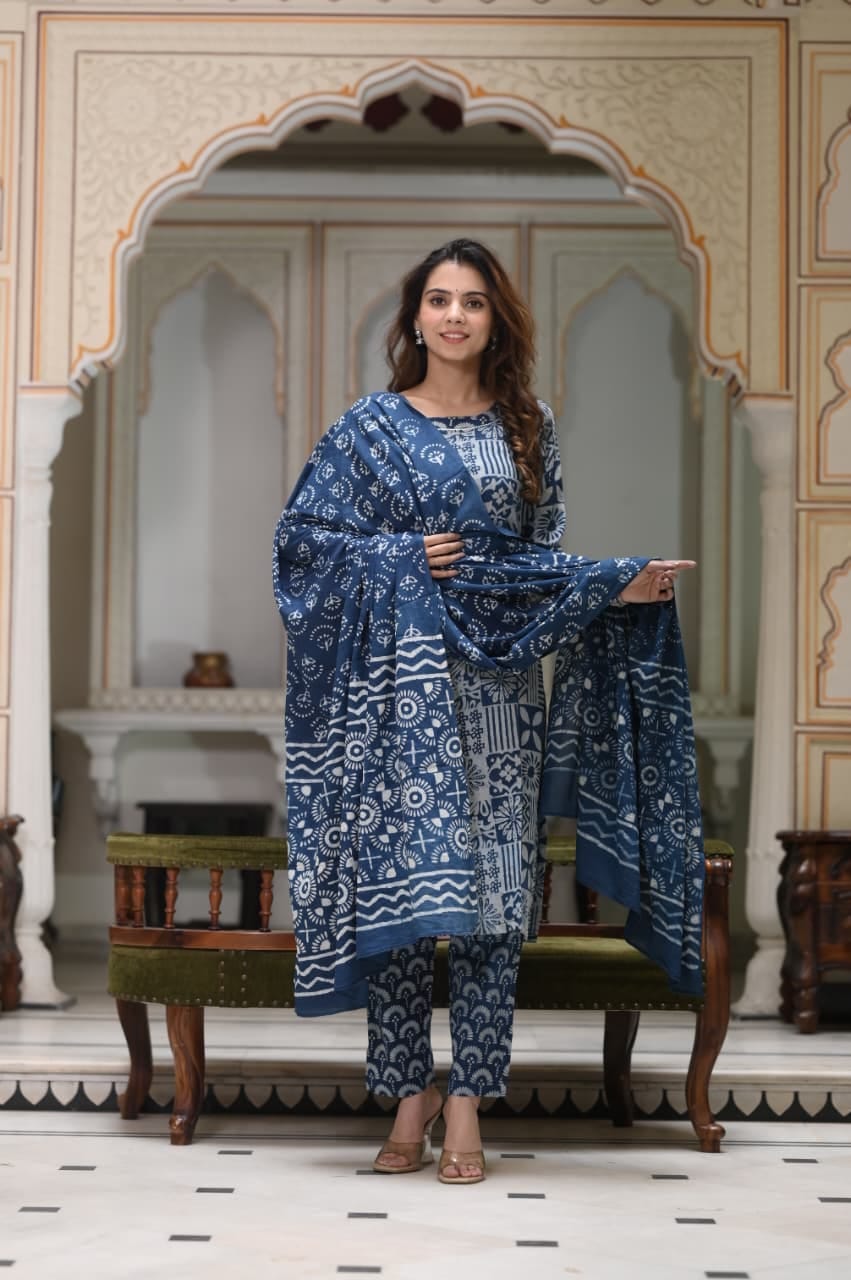 Printed Cotton Kurtis/ Suits for Office wear