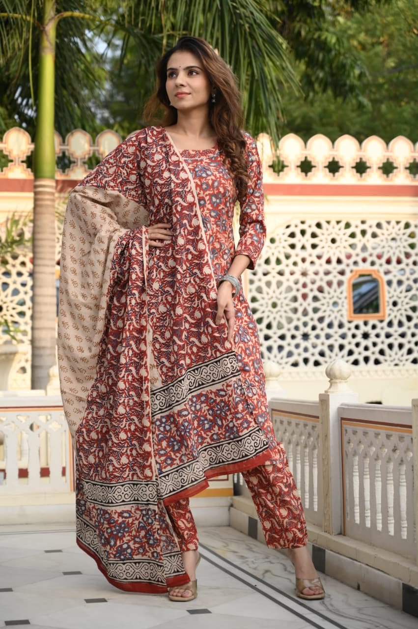 Printed Cotton Kurtis/ Suits for Office wear