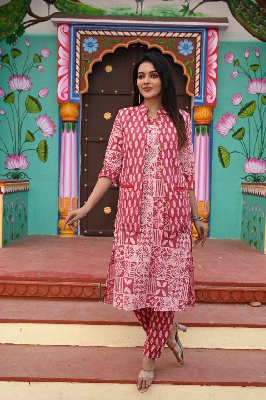 Kurta with coat collection