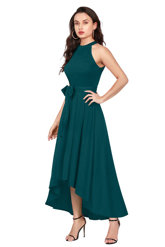 Western Wear Dress Polyster Morpichh Solid Deltin S29 Morpichh
