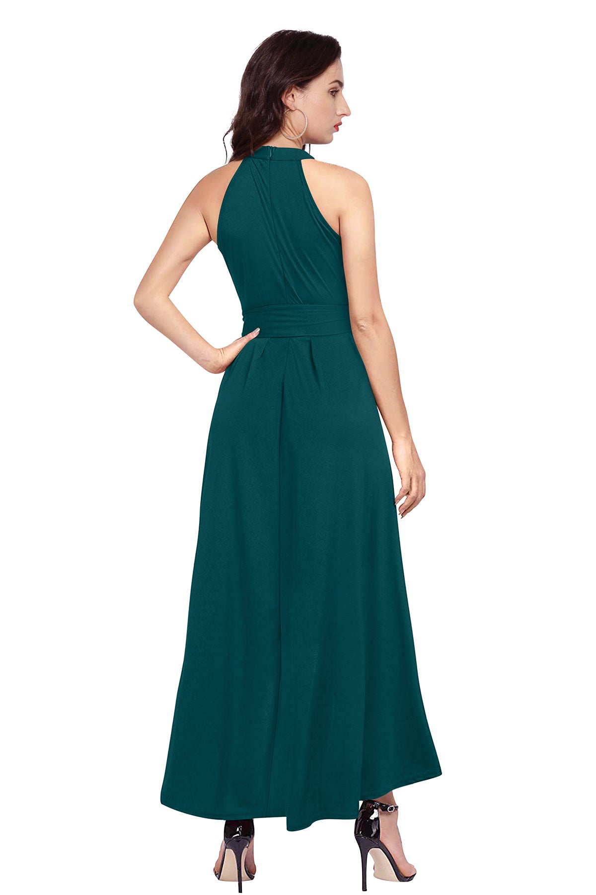 Western Wear Dress Polyster Morpichh Solid Deltin S29 Morpichh