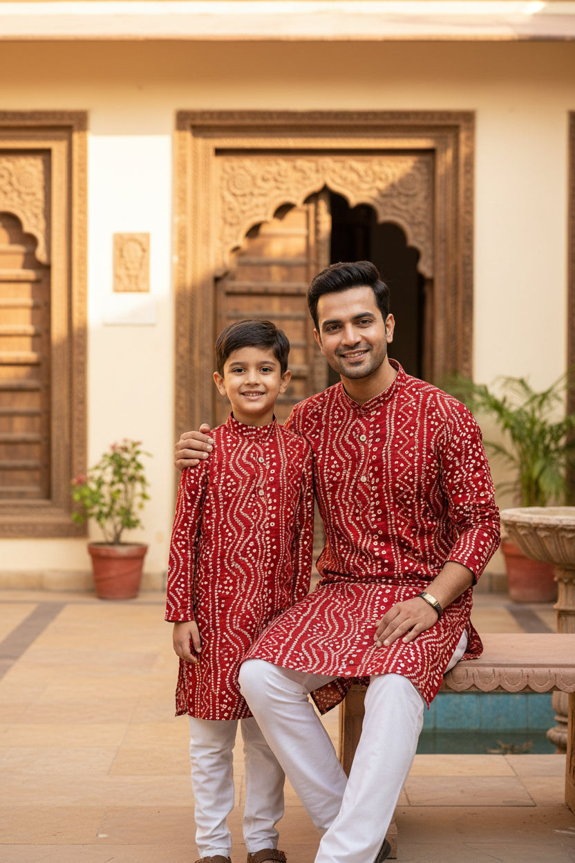 Father son Combo Kurta