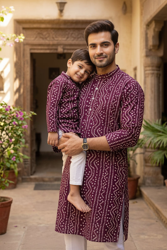 Father son Combo Kurta