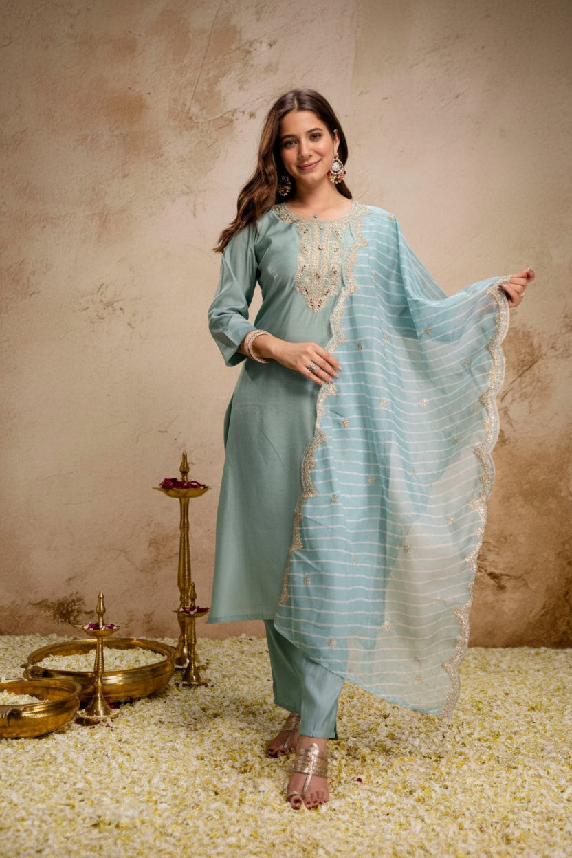Festive and Embroidered Kurti sets