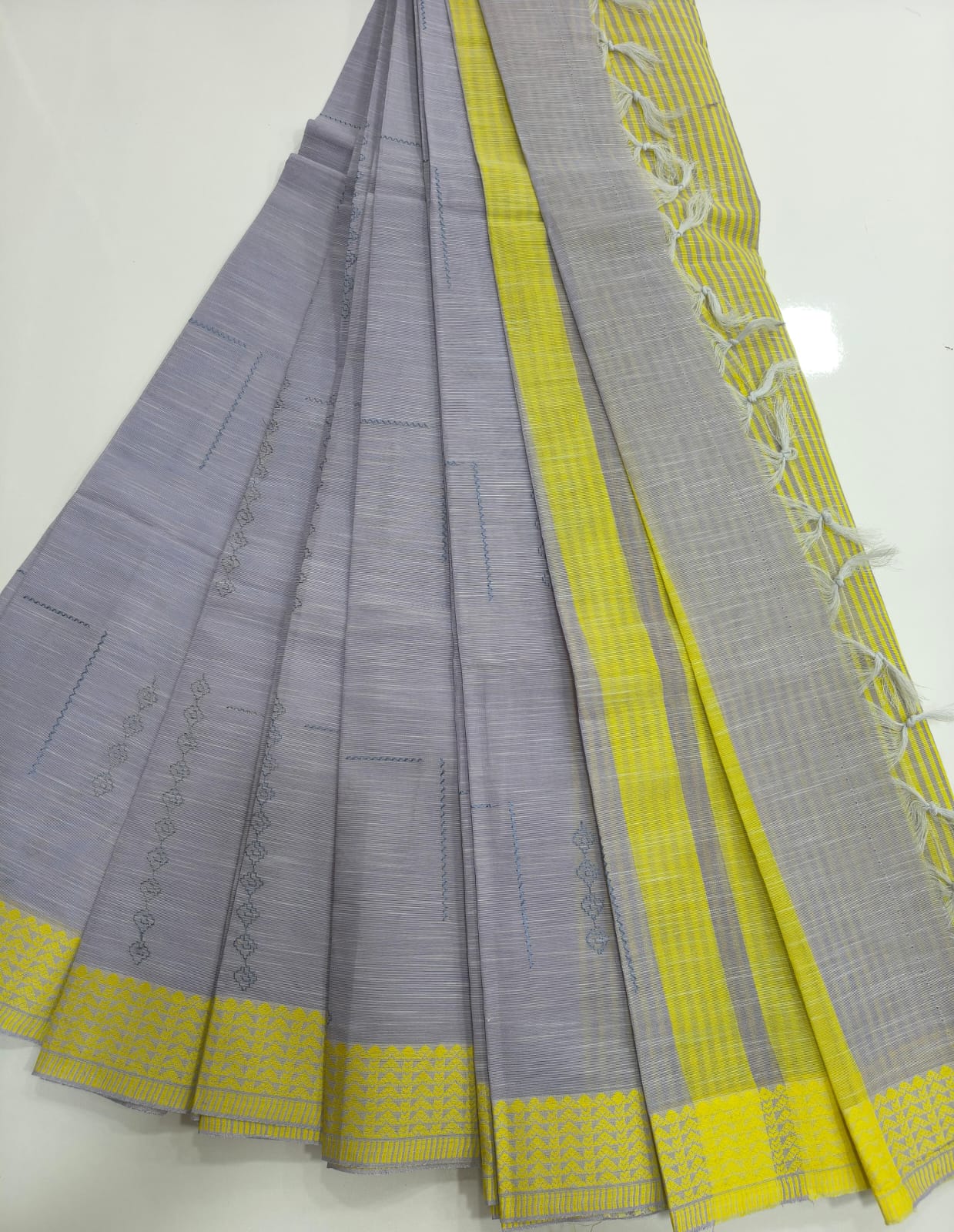 Mangalagiri Cotton Sarees with Embroidery work collection