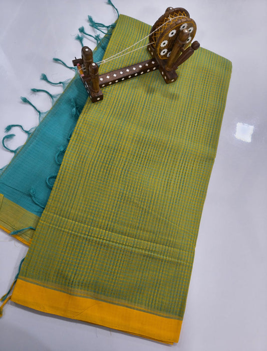 Mangalagiri Cotton Sarees without jerry border collection