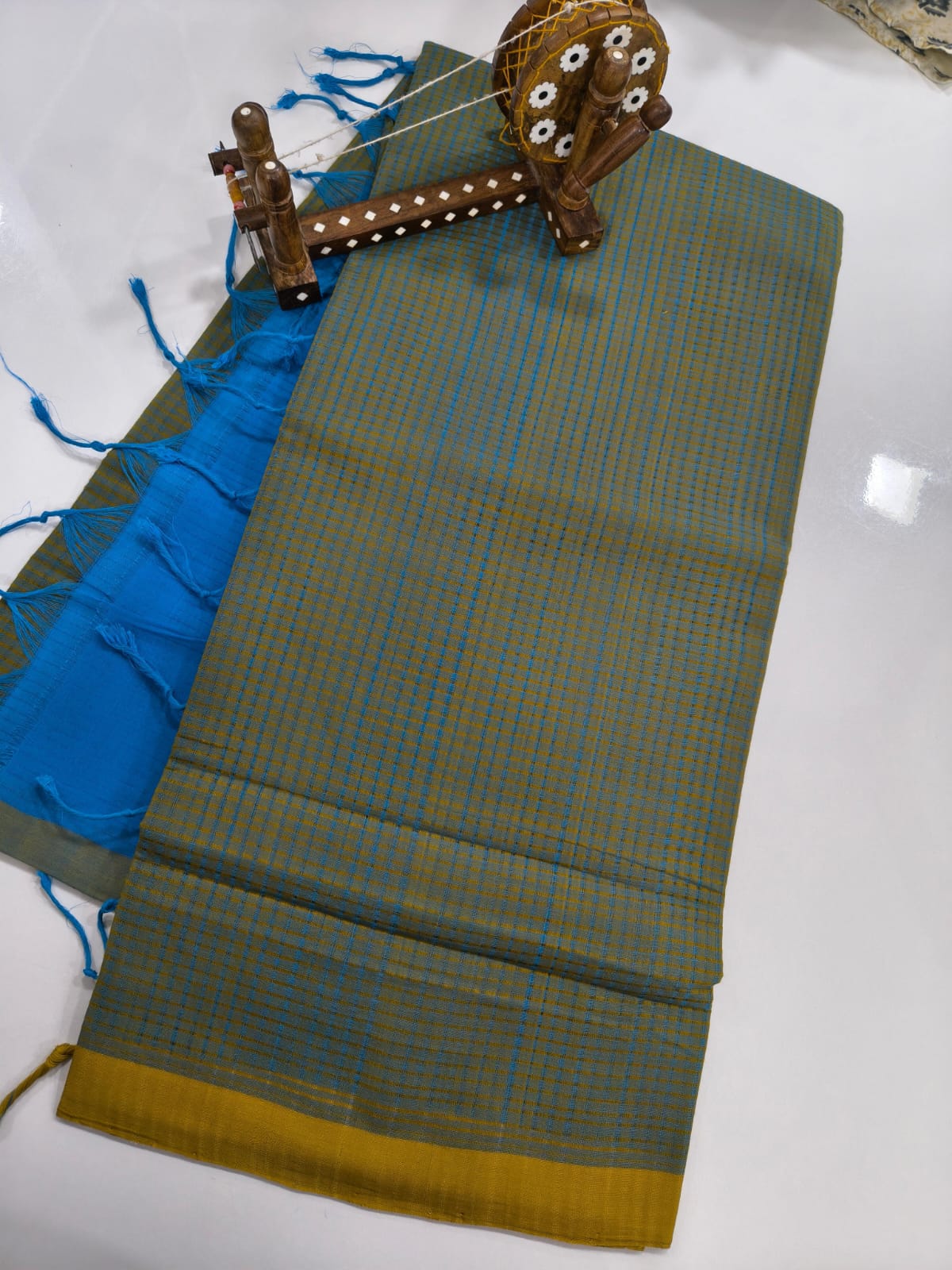 Mangalagiri Cotton Sarees without jerry border collection