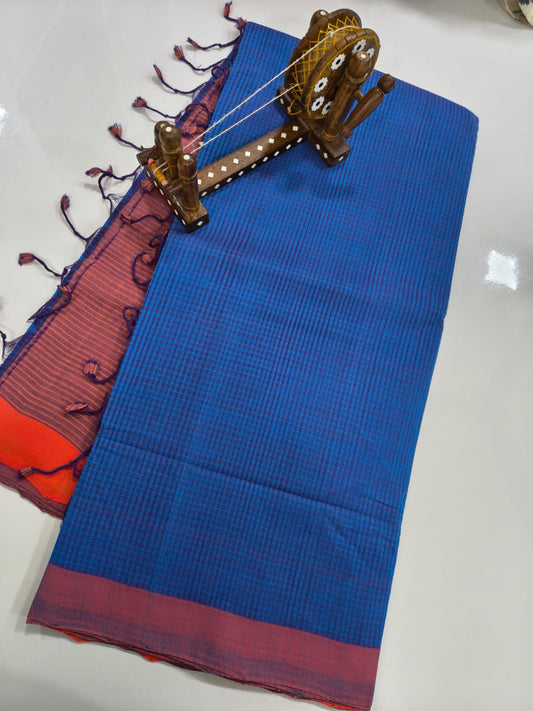 Mangalagiri Cotton Sarees without jerry border collection