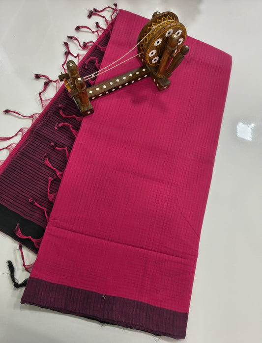 Mangalagiri Cotton Sarees without jerry border collection