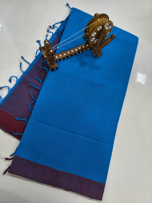 Mangalagiri Cotton Sarees without jerry border collection