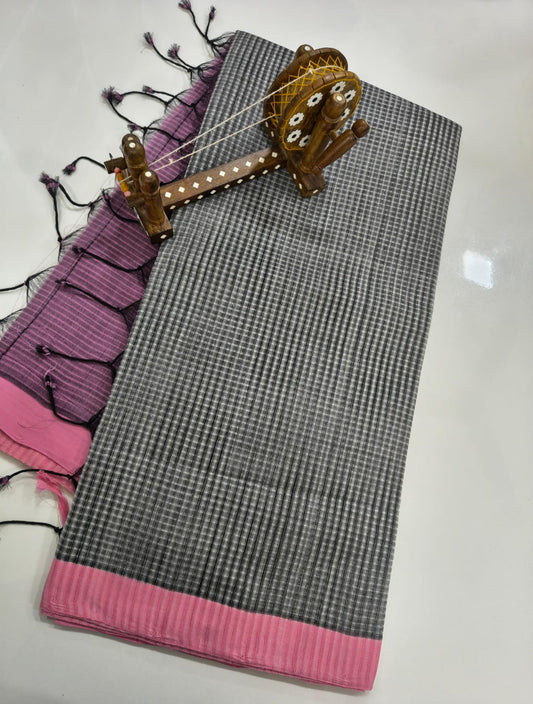 Mangalagiri Cotton Sarees without jerry border collection