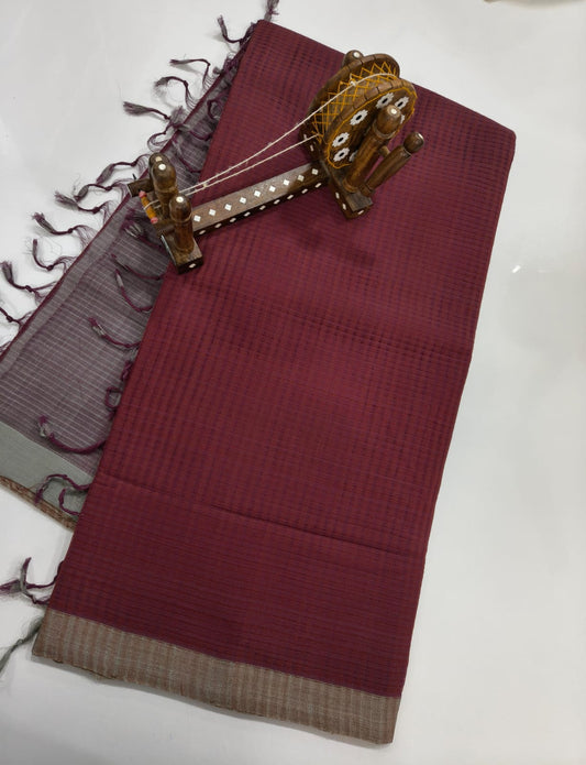 Mangalagiri Cotton Sarees without jerry border collection