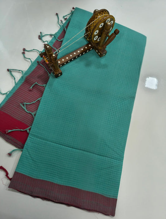 Mangalagiri Cotton Sarees without jerry border collection
