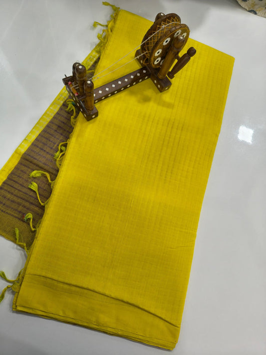 Mangalagiri Cotton Sarees without jerry border collection