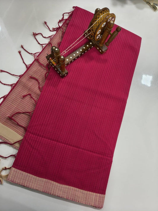 Mangalagiri Cotton Sarees without jerry border collection