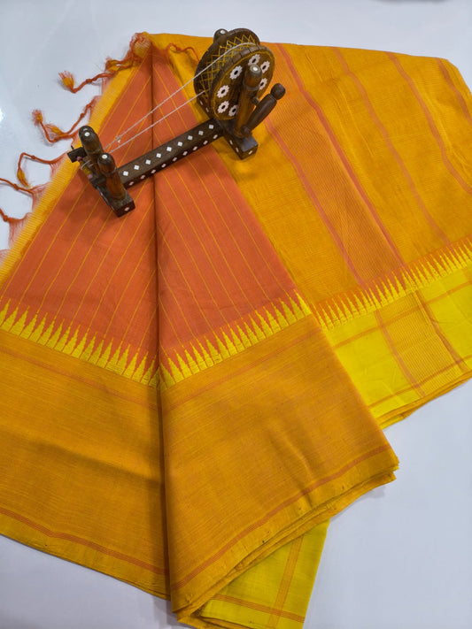 Mangalagiri Cotton Sarees with thread border collection