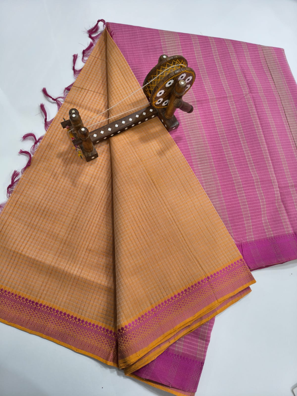 Mangalagiri Cotton Sarees with thread border collection