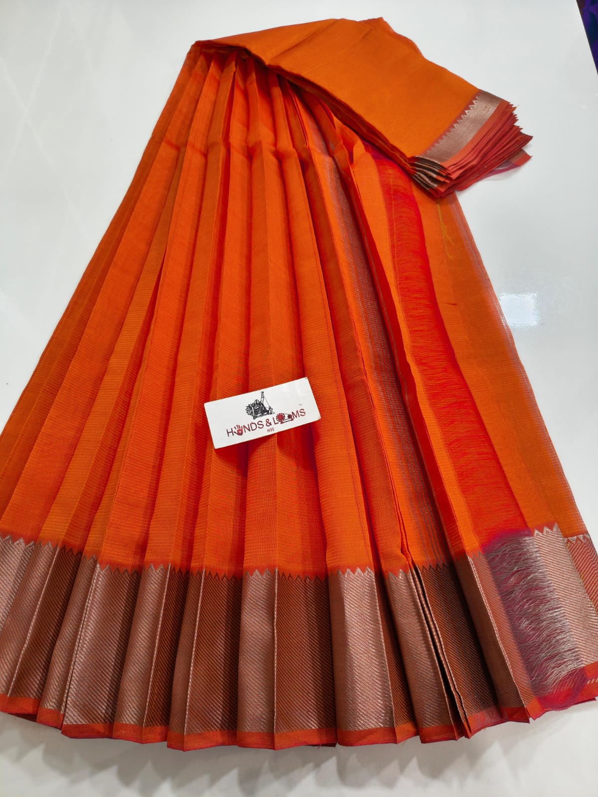 Mangalagiri Powerloom Pattu Sarees with 150K Nizam border collection