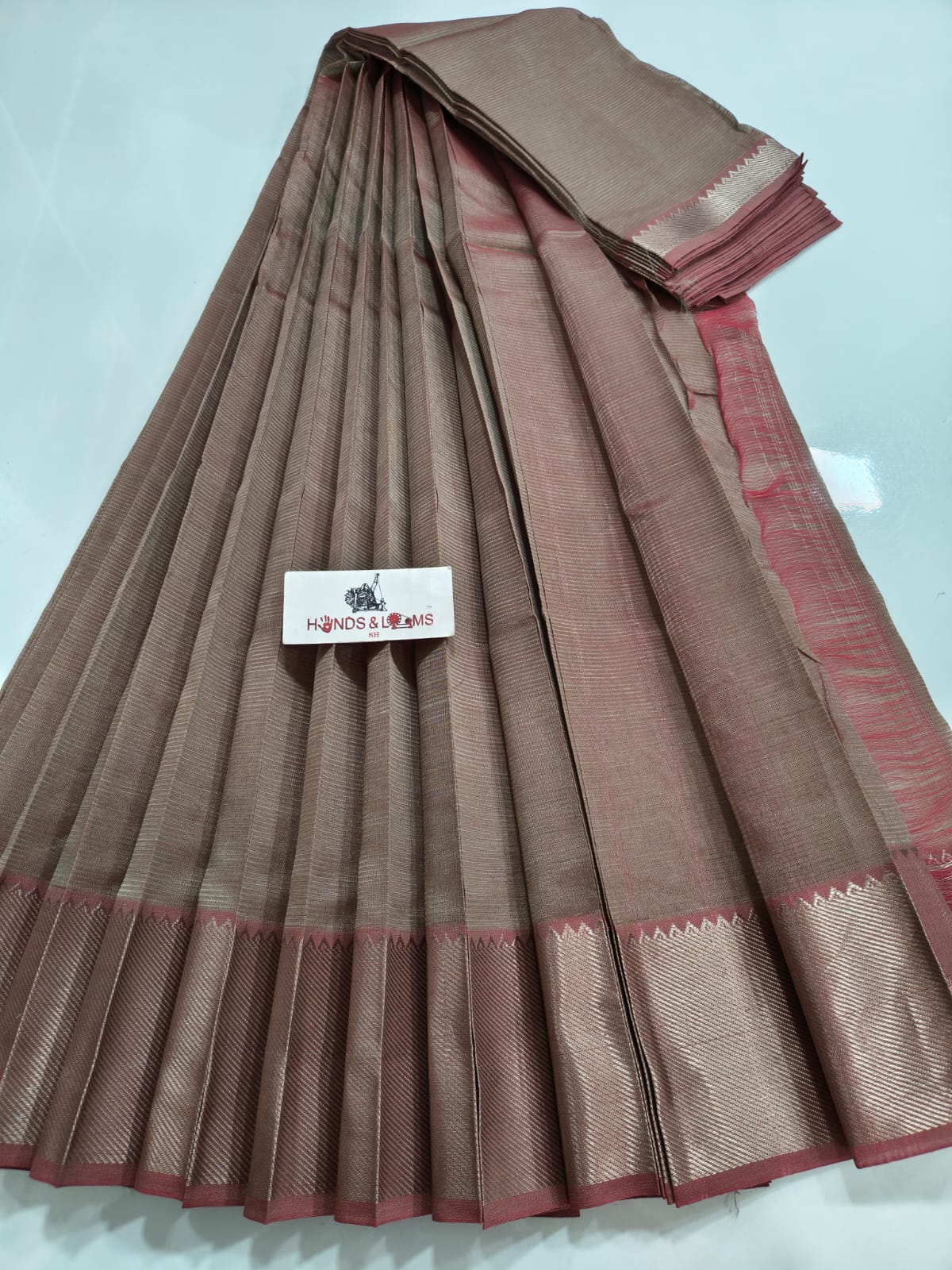 Mangalagiri Powerloom Pattu Sarees with 150K Nizam border collection