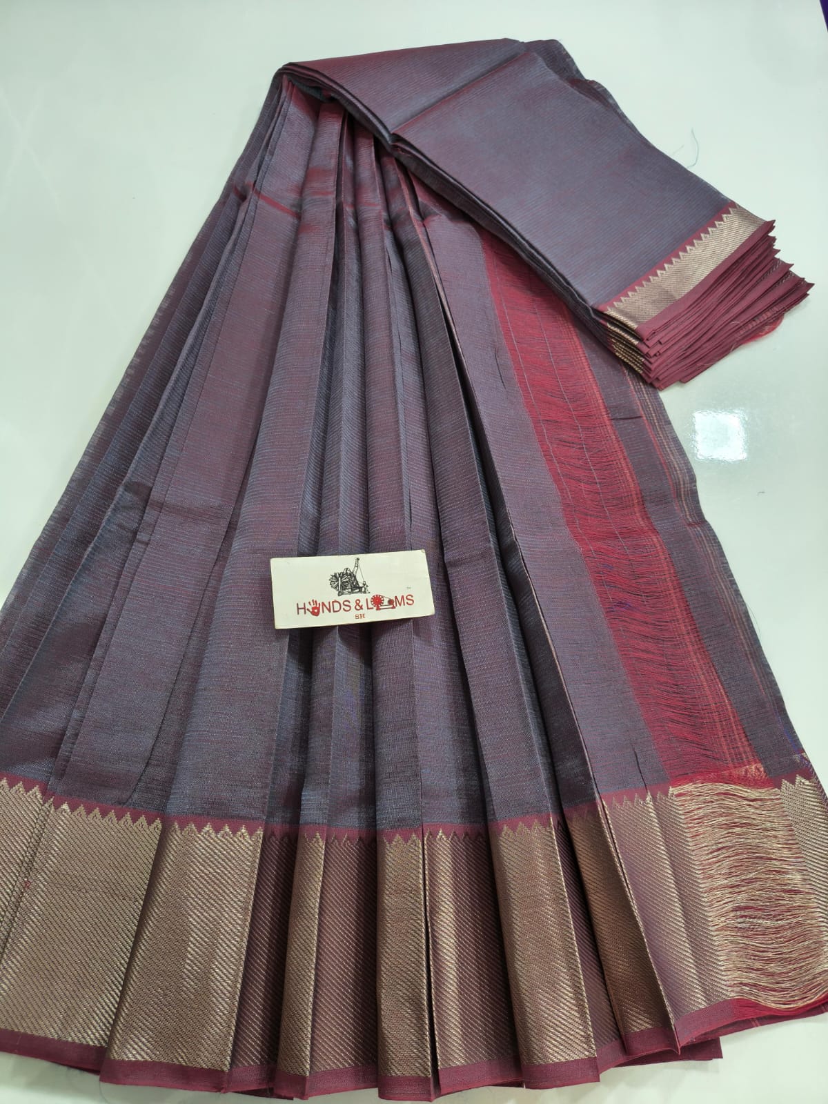 Mangalagiri Powerloom Pattu Sarees with 150K Nizam border collection