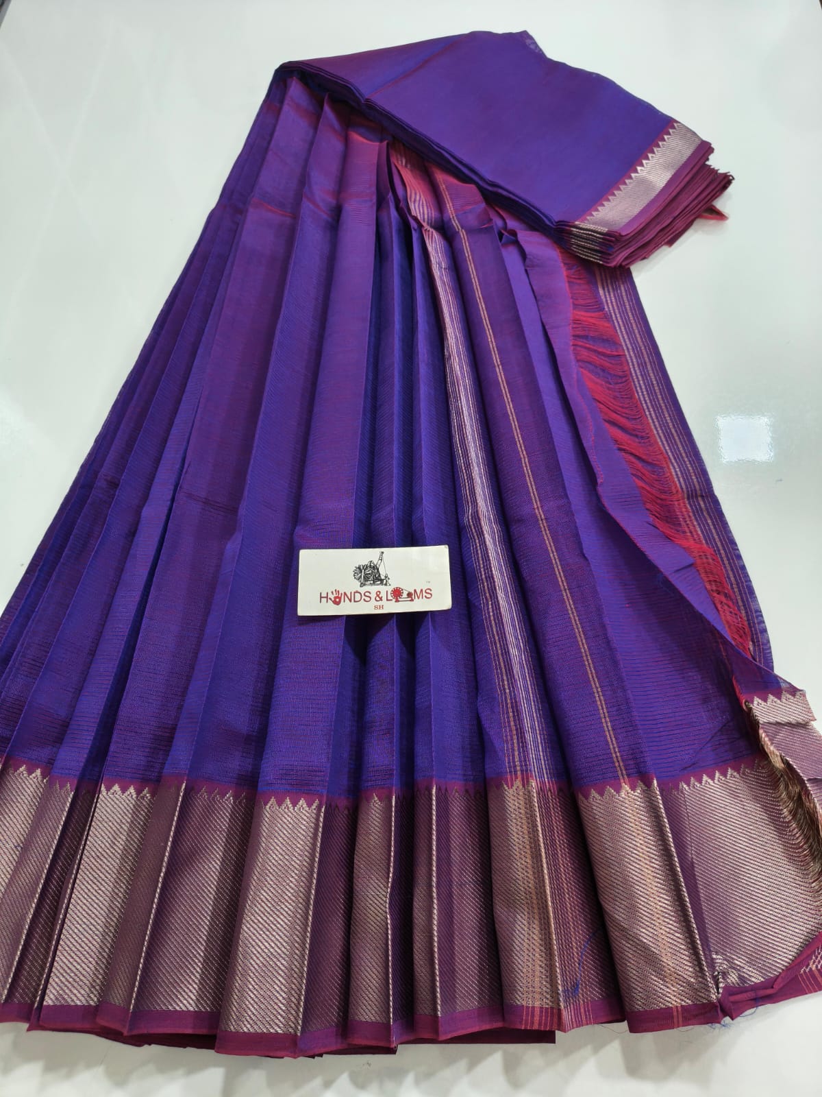 Mangalagiri Powerloom Pattu Sarees with 150K Nizam border collection