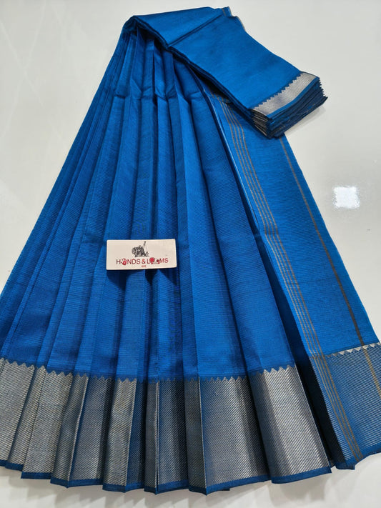 Mangalagiri Powerloom Pattu Sarees with 150K Nizam border collection