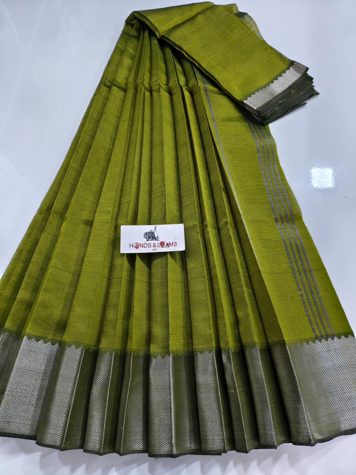 Mangalagiri Powerloom Pattu Sarees with 150K Nizam border collection