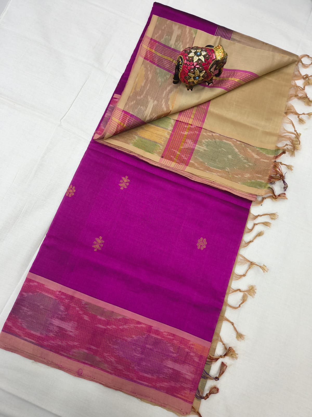 Mangalagiri Handloom Pattu Sarees with Hand Butta collection