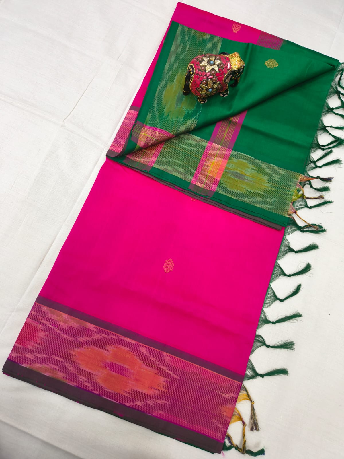 Mangalagiri Handloom Pattu Sarees with Hand Butta collection