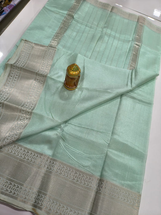 Mangalagiri Handloom Pattu Sarees with Rudraksha border collection