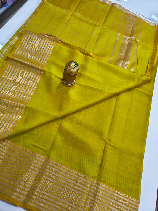 Mangalagiri Handloom Pattu Sarees with Rudraksha border collection