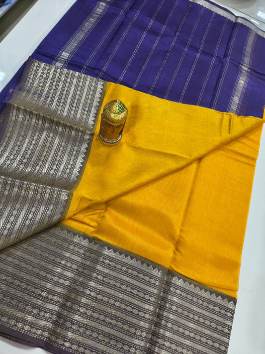 Mangalagiri Handloom Pattu Sarees with Rudraksha border collection