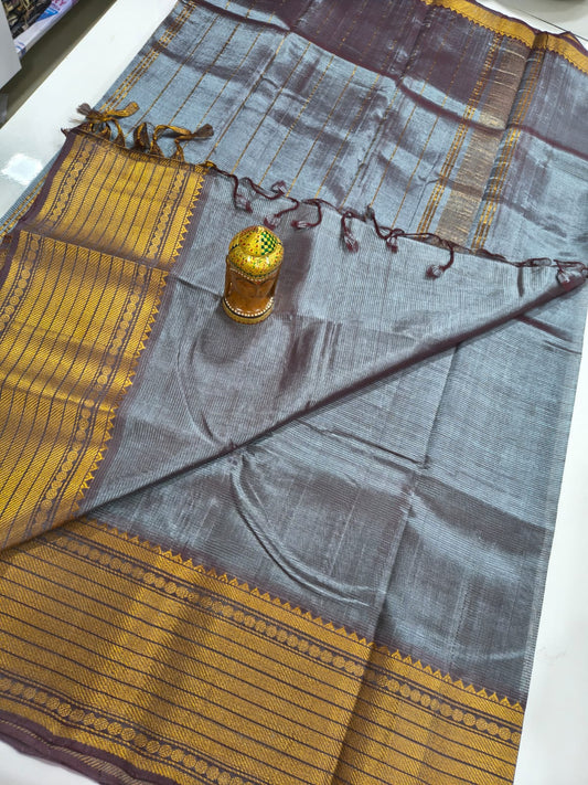 Mangalagiri Handloom Pattu Sarees with Rudraksha border collection