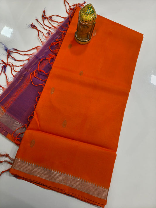 Mangalagiri Handloom Pattu Sarees with Small butta collection