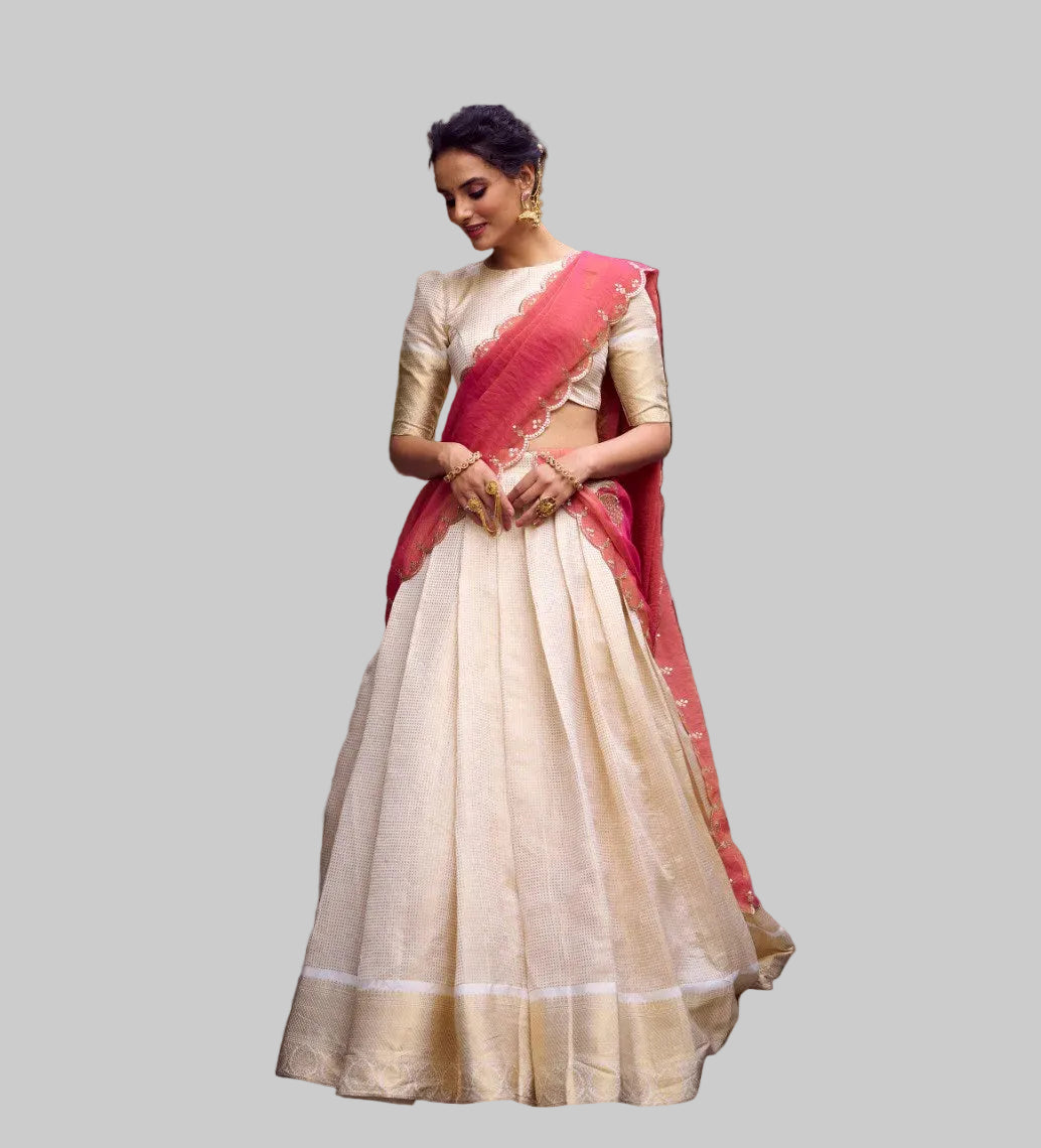 Semi Stitched Lehanga Choli
